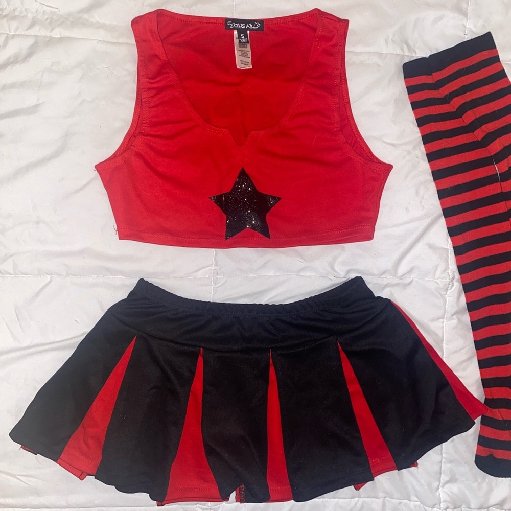 ❤️Dolls Kill 🖤Cheerleader and/or derby girl 📣 Halloween costume - Picture 4 of 8